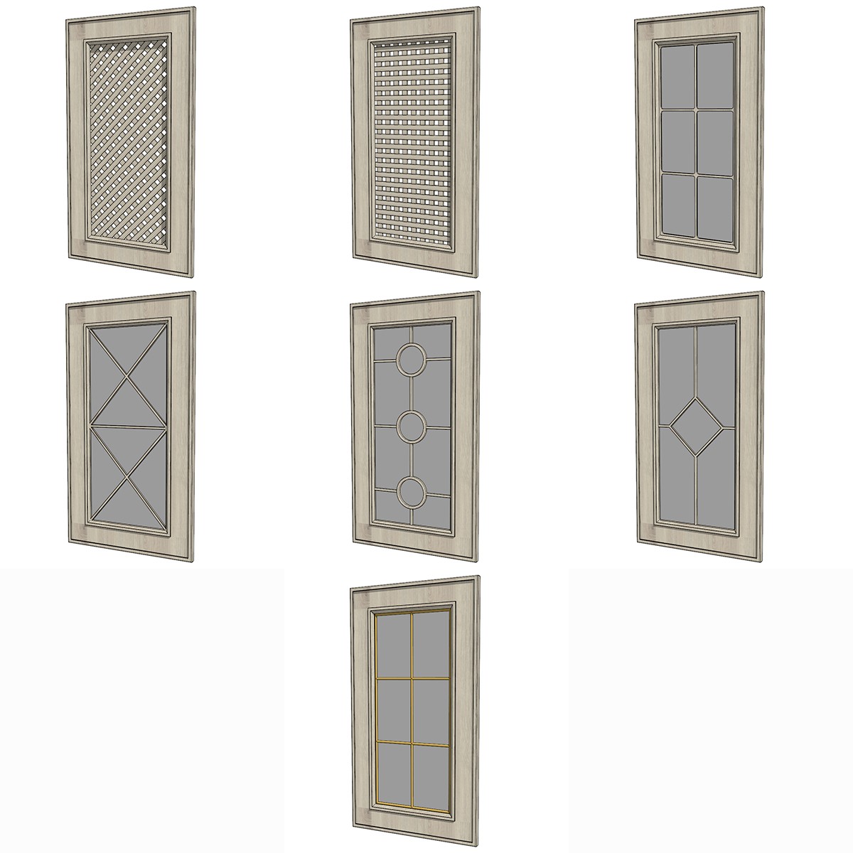 Решётки для мебельных фасадов