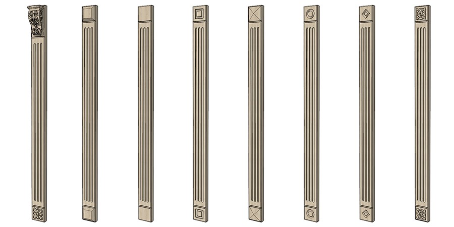 Пилястры для мебели