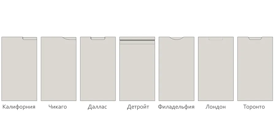 Новые мебельные фасады с фрезерованными ручками