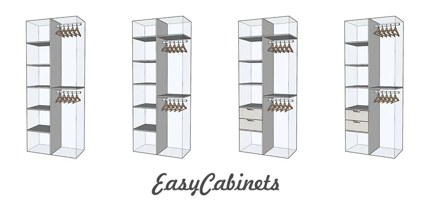 Четыре новых мебельных секции для EasyCabinets