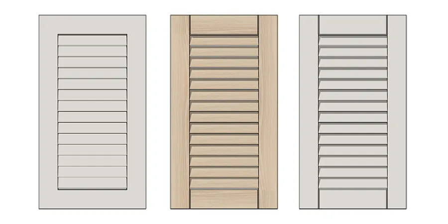 Новые мебельные фасады-жалюзи