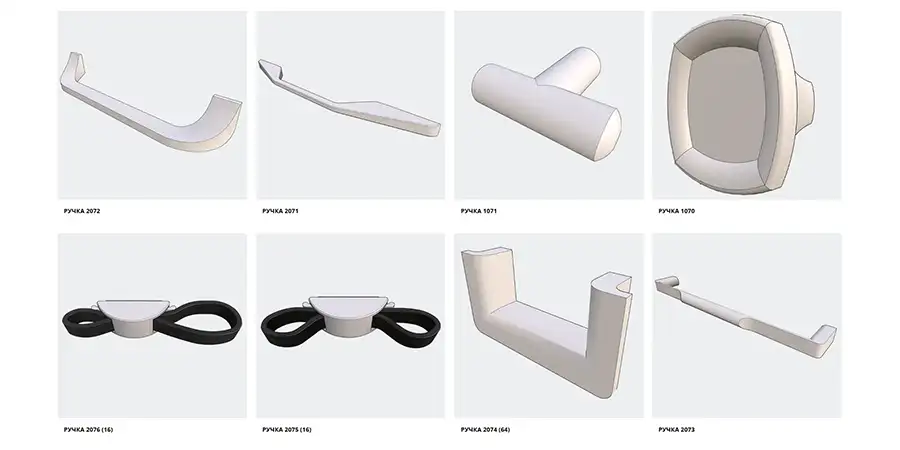 8 новых динамических мебельных ручек