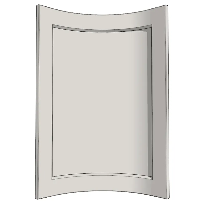 Радиусный мебельный фасад Бомонт (RI)