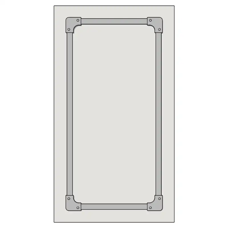 Фасад МДФ с декоративной накладкой