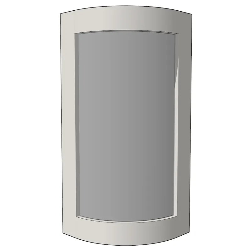 Мебельный фасад внешний радиус (конструкторский)