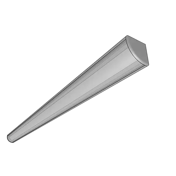 Угловой алюминиевый профиль для подсветки