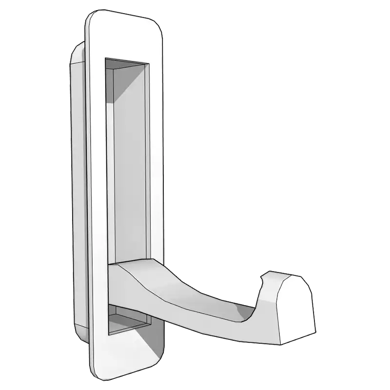 Крючок для мебели 1021 (врезной)