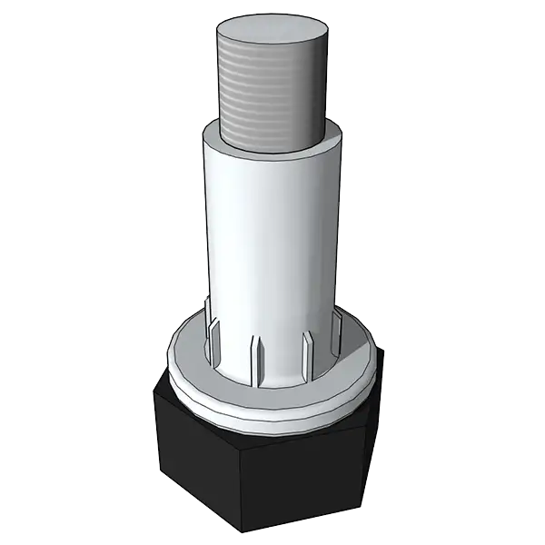 Ножка в комплекте с бусолой М6