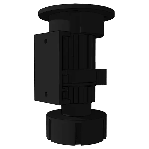 Ножка мебельная пластиковая с клипсой
