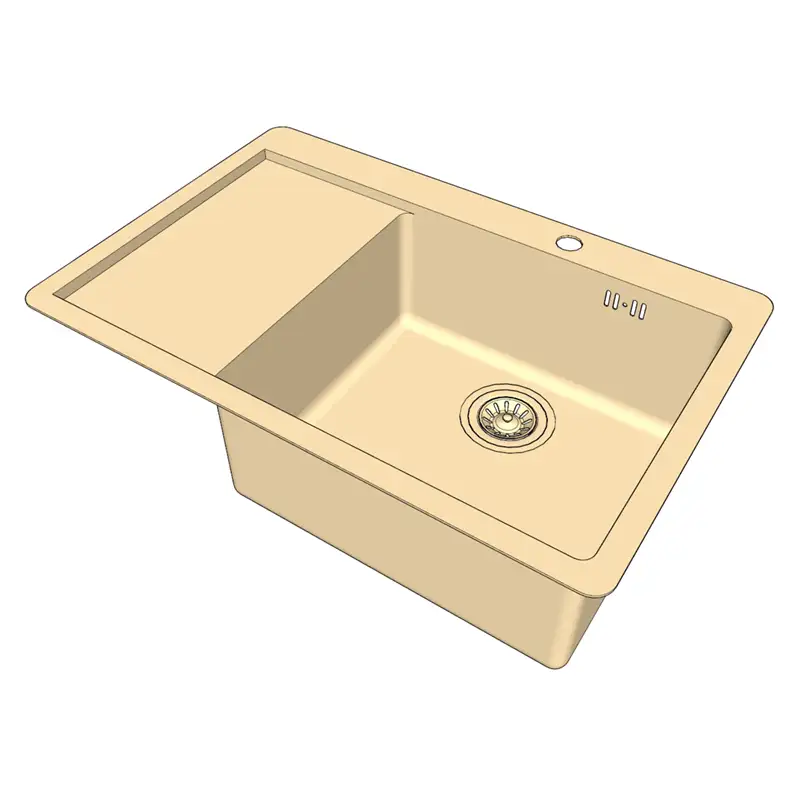 Кухонная мойка ZORG с площадкой (правая)