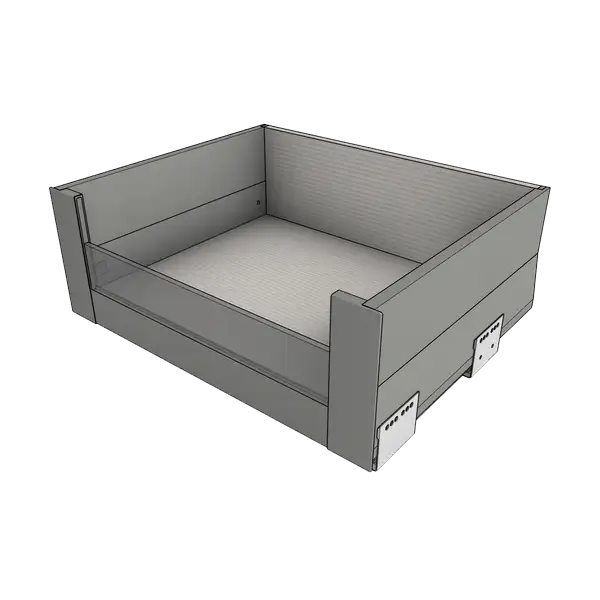 Выдвижной ящик Blum MERIVOBOX E (внутренний ящик, BOXCAP, низкая вставка)