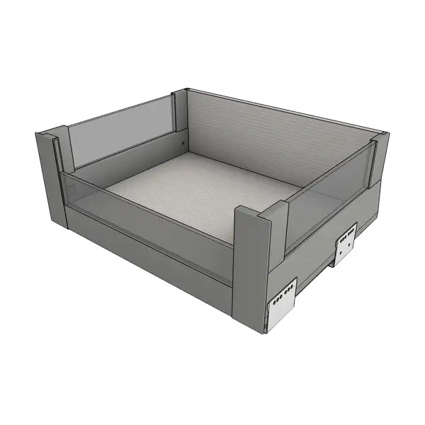 Выдвижной ящик Blum MERIVOBOX E (внутренний ящик, BOXCOVER, низкая вставка)