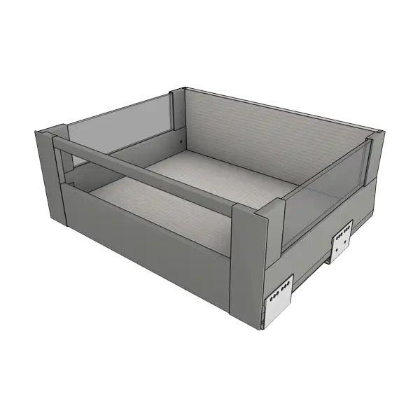 Выдвижной ящик Blum MERIVOBOX E (внутренний ящик, BOXCOVER, релинг)