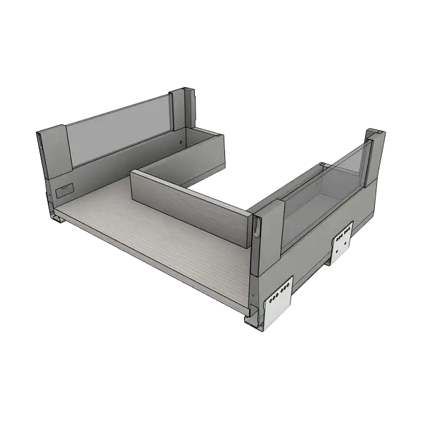 Выдвижной ящик Blum MERIVOBOX E (под мойку, BOXCOVER, с центром)