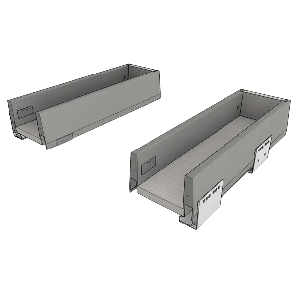 Выдвижной ящик Blum MERIVOBOX M (под мойку, без центра)