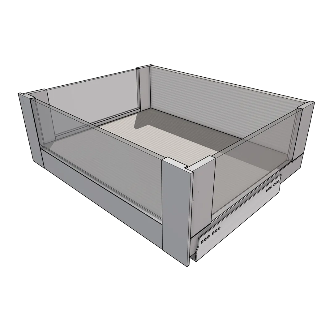 Выдвижной ящик Hettich AvanTech YOU Inlay H187 (внутренний ящик, высокая вставка)