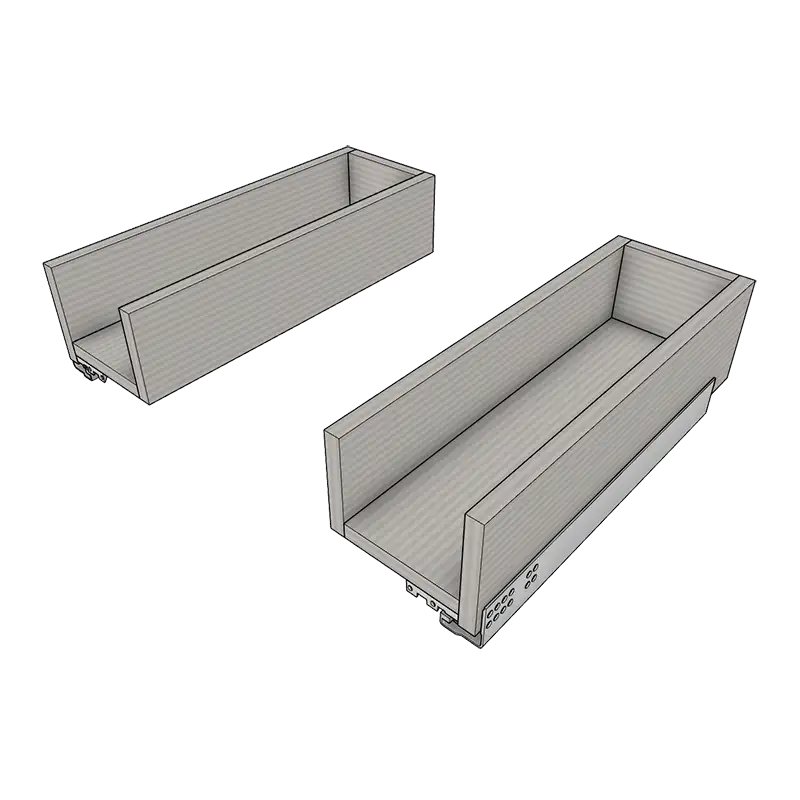 Направляющие Blum Tandem (под мойку, без центра, без фронта, Дно ЛДСП)