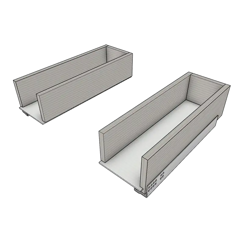 Направляющие Blum Tandem (под мойку, без центра, без фронта, дно ХДФ)