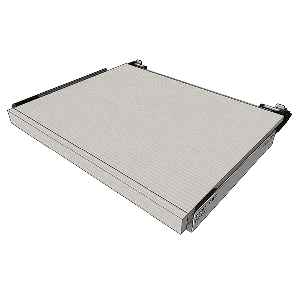 Выдвижная полка на направляющих Blum Movento с фиксатором