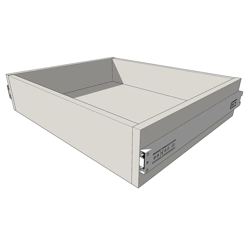 Ящик с телескопическими направляющими (дно ЛДСП)