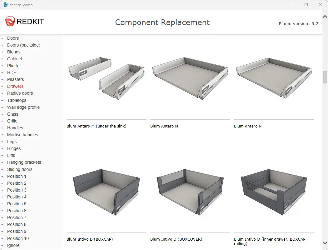 EasyKitchen Component Replacement Plugin