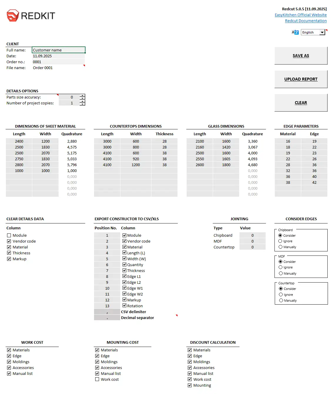 Redcut Report Processor