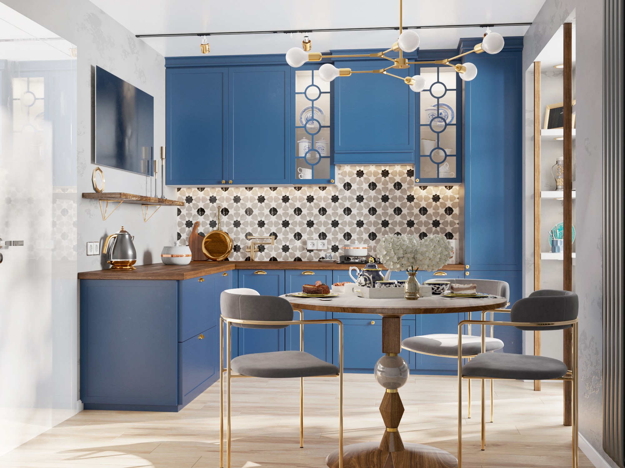 Визуализация кухни в EasyKitchen от Ксюши Шерсткиной